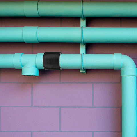Heavy Duty Silicone Hose Coupler Connector Hydraulic Systems Black Rubber Fitting Durable Easy Install Swap Out Secure Connection on pipe