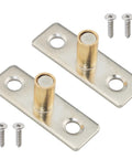 Fixed Anti Swing Guide C11 Model Stainless Steel Guide Rail for Sliding Doors with 8mm Shaft Diameter and 4 Screws Included