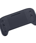 Heavy Duty Foldable Car Tray For Tesla Cybertruck Steering Wheel Hook Snack Holder Laptop Stand with textured surface.