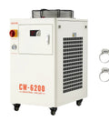 Heavy Duty Water Chiller Keeps Your CO2 Laser Chill And Running Smooth With 17060 Btu Cooling Power And A Roomy Tank For Rock Solid Shop Floor Reliability Through Heavy Use.