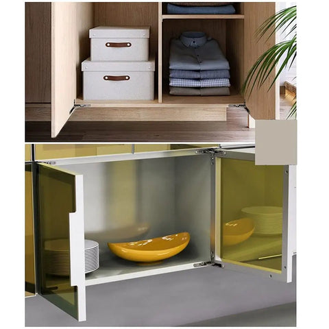 Concealed soft close knife hinge built to last from 100 percent metal zinc alloy with 40mm barrel on cabinet and glass door