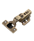 Hydraulic Cabinet Hinges With Dampers No Squeak Soft Close For Wardrobe And Cupboard Doors, copper core bronze finish, half overlay