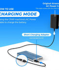 Power Cord Kit For AirSense 11 CPAP Backup Power And Travel Use With Pilot 24 Lite Cable Kit charging mode demonstration
