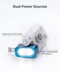 Flat EDC Flashlight USB C Rechargeable Ultra Bright 700 Lumens Tiny But Mighty Keychain Light with dual power sources.