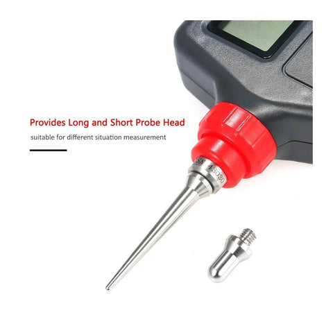 Portable Digital Vibration Meter With LCD Screen Pro Grade Vibration Analyzer And Tester For Acceleration Velocity And Displacement handheld probe