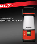 Red WeatherReady 360 Degree LED Camping Lantern Pro Ultra Bright Battery Powered Tent Light IPX4 Water Resistant for camping