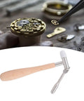 Watch Movement Pinion Puller Pro Grade Repair Tool With Wood Handle for Center Wheels 1.2mm to 1.8mm stainless steel and wood design
