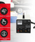 Spot Welder Dent Repair Kit For Auto Body 110V 3800A High Power Weld Tool on a workbench with feature icons
