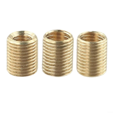 Gold Aluminum Shift Knob Thread Adapter Kit 3 Piece M10x1.25 M10x1.5 M8x1.25 Nut Insert Set for car gear shifter replacement