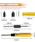 Product dimensions of DIY Ready 60 Pieces Tire Repair Rubber Plug Kit With Screwdriver In Durable Case for cars and trucks