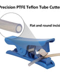 Ultra Smooth PTFE Teflon Tube Kit With 16.4 Ft Tubing, Cutter And Four Extension Connectors for precise cutting view