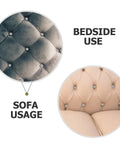 Kick Up Your DIY Game With Sleek Stainless Steel Upholstery Tacks Delivered Straight To Your Door With Top Shelf Decorative Furniture Nails Designed For Easy Sofa And Headboard Projects, featuring sofa and bedside use.