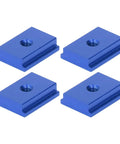 Four Pieces T Slot Nut Aluminum Alloy for 30 Series M6 Sliding Slot Nut Ideal for Woodworking Benches and Table Saws Tool Less Installation