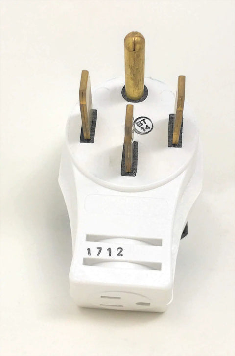 UL Listed Gas Range Adapter Convert 250V Receptacle To 125V Outlet For Electric To Gas Range, Quick Plug And Play, 4 Prong 240V To 120V