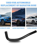Bulletproof PCV Valve Vacuum Hose For Subaru Forester 2.5L And Crosstrek 2.0L heavy duty black rubber intake tube.