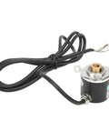 Half Hollow Shaft Incremental Encoder for 3 Phase Motors 6mm Shaft DC 5 24V Switch Encoder with cable and connections