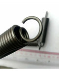 Heavy Duty Stainless Steel Tension Extension Springs, High Strength 65Mn Metal Coils with visible hook and coil detail.