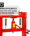 20 Ton Hydraulic Shop Press For Gear Bearing And Bushing Removal Straightening And Bending Heavy Duty Industrial Grade Beast