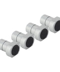 Set Of Four 20mm Bench Dog Stops For MFT Tables Aluminum Alloy Workbench Dogs With Non Slip Pads Stable Woodworking Accessories