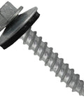12 X 1.5 Inch Zinc Hex ReGrip Sheet Metal Roof Screw With Five Eighth Inch EPDM Washer, sharp point for roofing and siding