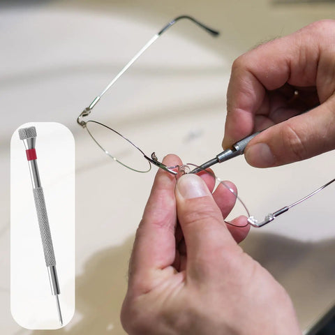 Using precision screwdriver from 500 Pcs Tiny Replacement Screws Kit For Glasses Watches Laptops Hard Drives And SSDs M1.2 M1.4 M2.0
