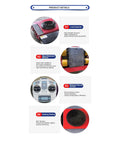 Remote Control Electric Equipment Mover Heavy Duty Machinery Moving Skates product details highlighting load capacity and wheels.