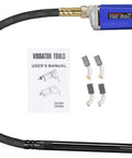 Powerful 1500W Handheld Concrete Vibrator with 15000 VPM, lightweight 1 3 8 inch shaft, 6.6 feet cord, user manual included