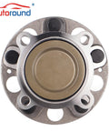 Front view of Rear Wheel Bearing Hub Assembly 512516 for Honda Accord 2014 to 2020, 5 lug with ABS, 139.3 mm flange diameter