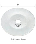 Four Inch Airway Flange Kit For Angle Grinder With Five Eighth Inch Arbor Hole Buffing Wheel Mounting Kit, 4-inch diameter flange