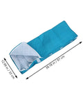 No Fuss Heavy Duty Folding Clothes Storage Bin With Sturdy Handles And Smart Compartments For Bed Sheets Blankets And Closets, size 38.18 x 12.99 in, blue.