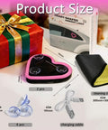 Solar Powered Heart Light For Cars Wireless LED Ambient Lamp kit with accessories and gift box