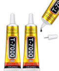Upgrade T7000 Black Adhesive Glue 2 Pack 15ml Tubes High Performance Waterproof Bond For Precise Repairs On Phones Electronics Jewelry Cameras And Crafts