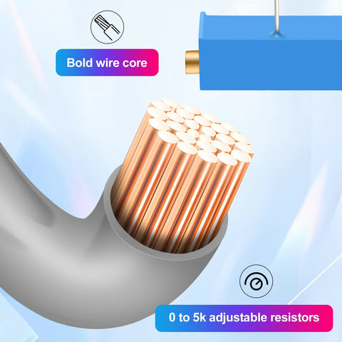 IBVR 5K variable resistor kit, 6-pack, copper wire coil, adjustable resistors