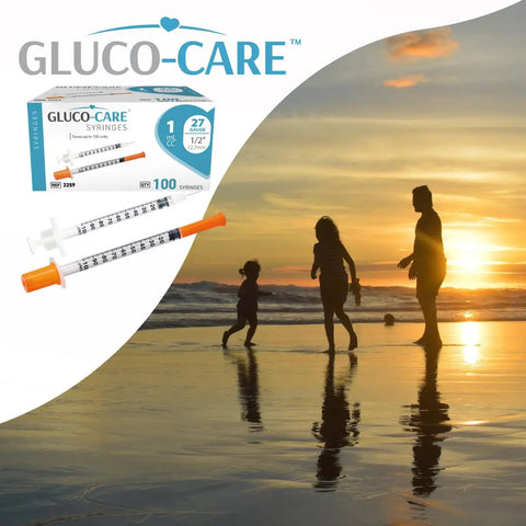 One Milliliter Insulin Syringe With 27 Gauge Half Inch Needle And Orange Cap 100 Count Pack For One Hand Operation Clear Easy To Read Scale Leak Proof Single Use Medical Syringe For Precise Dosing, 1 mL, 27G