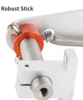 Adjustable Non Slip Aluminum Encoder Bracket for 38mm Encoders with 6mm Shaft close-up view showing spring detail
