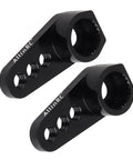 25T 6mm Aluminum Servo Horn For TRX-4M 1/18 RC Crawler High Torque Micro Servo Steering Arm Upgrade CNC Machined 6061-T6 Aluminum Fits Stock Servo 2 Pack, black pair