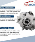 Rear Wheel Bearing And Hub Assembly For Toyota RAV4 2006 2018 And Lexus NX 2015 2021 AWD 5 Lug ABS with product features