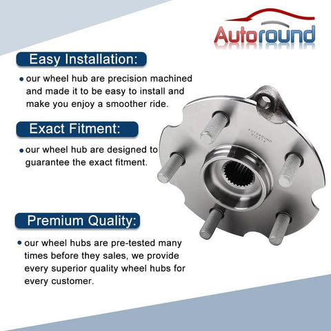 Rear Wheel Bearing And Hub Assembly For Toyota RAV4 2006 2018 And Lexus NX 2015 2021 AWD 5 Lug ABS with product features