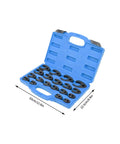 Premium 9 Piece Deep Impact Socket Set For Car Wheel Hub And Axle Nuts, blue case, 29mm-38mm hex sockets
