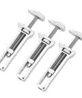 Three Pocket Size Mini Multitool Wrench with Bottle Opener, Adjustable Caliper, Nail Puller, zinc aluminum.