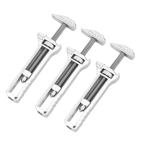 Three Pocket Size Mini Multitool Wrench with Bottle Opener, Adjustable Caliper, Nail Puller, zinc aluminum.