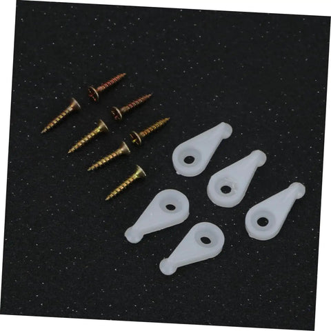 20 Pack Glass Holder Clips For Cabinet Doors And Mirrors With Quick Fix Screws Product Image