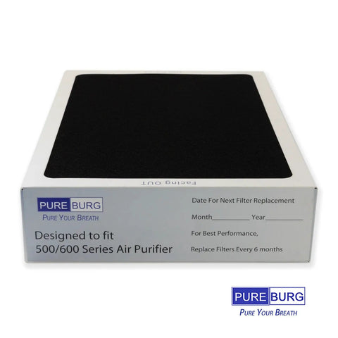 Replacement Smokestop Filter for Blueair 500 600 Series Air Purifiers H13 True HEPA Activated Carbon 2 in 1 3 Pack box