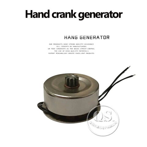 Portable Hand Crank Generator With Wind Power Charge 2W Eco Friendly Power Supply Brushless Motor component image