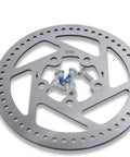Aluminum Alloy 140mm Six Hole Disc Brake Rotor for Electric Scooters Replacement Part with mounting screws, rust resistant