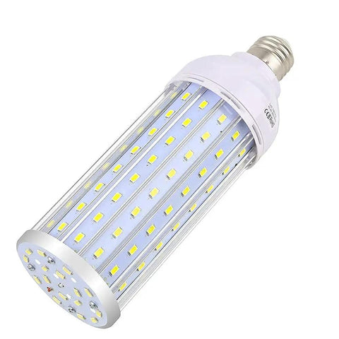 Ultra Bright 60W LED Corn Light Bulb E26 E27 Base 6000K Daylight 6000LM High Bay Indoor Outdoor For Garage Workshop Warehouse Barn Porch Backyard Energy Saving Long Life