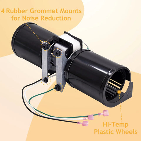 Convection Blower Replacement 812-4900 For Quadra Fire Classic Bay 1200i Insert And 4100 Series Wood Stoves Plus 7100 Fireplace And Eco Choice PS35 Pellet Stove Compatibility Easy Install Reliable Performance