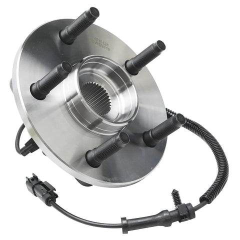 Front Wheel Bearing Hubs Brake Kit For 2009 2011 Dodge Ram 1500 5 Lug With 13.23 Inch Drilled Slotted Rotors And Ceramic Brake Pads Includes 2 Front Rotors 2 Pads And 2 Hubs with wheel bearing hub view