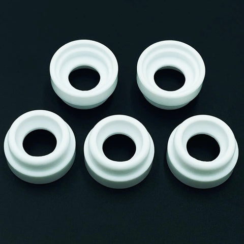 TIG Insulator Cup Gaskets 300HS Replacement Pack For CK 17 18 26 TIG Welding Torch Consumables Five Pack on black surface