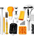 All In One Watch Repair Kit With Durable Metal Case 149 Piece Tool Set Including Spring Bar Remover And Pin Remover